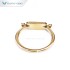 Tianyu gems 10k 14k yellow gold Signet Ring Women Gold Lions Ring