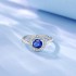 Merryshine 925 sterling silver jewelry women stackable adjustable ruby heart eternity 12 birthstone rings