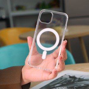 Factory Price Wholesale Transparent Tpu Cute Luxury Mobile Magnetic Phone Case For Magsafe Wireless For Iphone 14 Pro Max Case