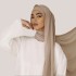 Wholesale High Quality Islamic Plain Georgette Shawls Muslim chiffon Hijab Solid Color Heavy Chiffon Hijab Headscarf Wraps