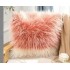 RD-textile Manufacturer high quality Removable Washable solid color Fluffy faux fur cushions & pillows cover for home decor