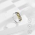 Merryshine 925 Sterling silver wealth mantra protection womens gold feng shui PiXiu adjustable ring