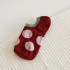 Wholesale Summer Polka Dot Invisible Boat Socks Korean Novelty No Show Socks For Women