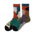 Wholesale Abstract Graphic Mix Match Socks Men Unisex Fashion Designer Ab Mismatched Cotton Socks