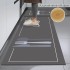 wholesale non-slip area rugs floor kitchen mat custom printed rugs water absorbent mat