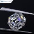 Tianyu gems gra certificate lab grown loose moissanite diamond 8x8mm 2ct octaiva asscher cut forever brilliant moissanite