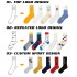 Custom Made Your Own Design Crew Socks Unleash Your Creativity with Custom Crew Socks Fashion Street Men Socks
