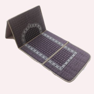 China Manufacturer for Folding Mosque Carpet Portable Muslim Prayer Mat with Pockets