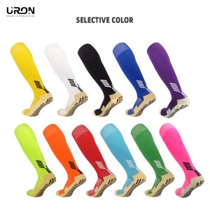 Uron OEM Custom logo sports socks design socks customize logo socks