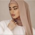 Wholesale High Quality Islamic Plain Georgette Shawls Muslim chiffon Hijab Solid Color Heavy Chiffon Hijab Headscarf Wraps