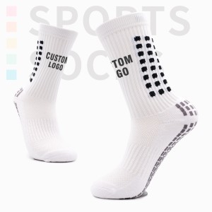 Uron OEM Custom logo sports socks design socks custom football socks