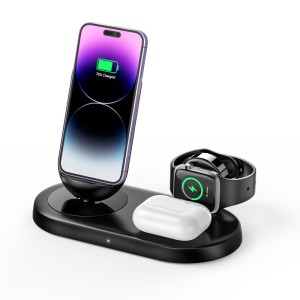 wholesale powerbank universal portable fast qi airpods mobile phone chargers 3in1 wireless charger phone chargers