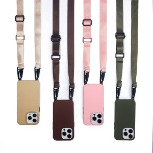 Cell Cross Body Phone Case with Strap, Lanyard Crossbody aluminum alloy Phone Case,Mobile Phone Bag Case with Neck Strap