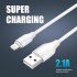 LDNIO LS372 Factory Price USB Cable 2 Meter Charging Data Transfer USB Charger 2.1A Fast Chagrging Data Cable