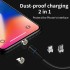 Factory Price Phone Magnetic USB Cable Charger 1M 2M 3 in 1 Fast Charging Data Cable LED Magnetic Phone Charger USB Cables