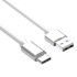 Free Sample USB Cable 1M 2M White Charging Data Transfer USB Charger 2.4A Data Cable Metal Case Usb Cable